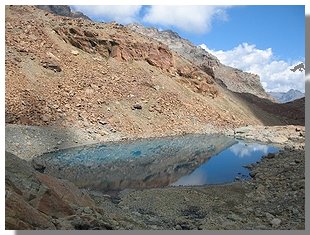 Il laghetto inferiore di Sassersa. Foto di M. Dei Cas