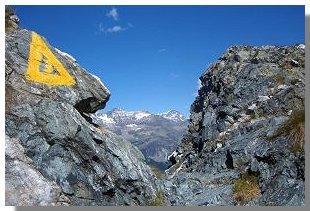 Il passo della Corna di Sissone di dentro (foto M. Dei Cas)