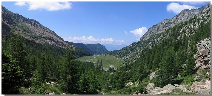 la piana di Preda Rossa. Foto di M. Dei Cas