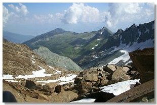 La Val Torreggio vista dal rifugio Desio. Foto di M. Dei Cas
