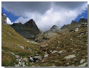 Il passo di Scermendone. Foto di M. Dei Cas