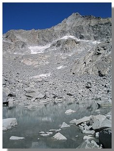 Microlaghetto e monte Pioda (foto M.Dei Cas)