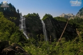 Le cascate d'Arnasca nei pressi del rif. Brasca (foto R. Ganassa)
