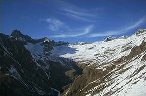 La testata della Val dei Ratti, vista dall'alpe Primalpia. Foto di M.  Dei Cas