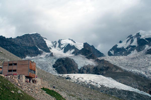 Il rifugio Tschierva (foto V.Vaninetti)