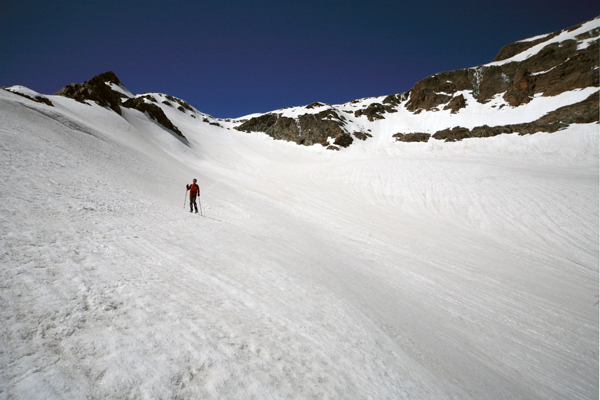 In discesa sui bei pendii del Saoseo (foto R.Ganassa) In discesa sui bei pendii del Saoseo (foto R.Ganassa)